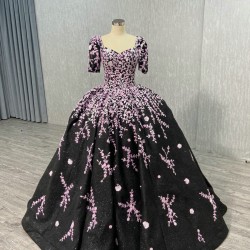 Short Sleeve Multi Prom Dress Sweetheart Neck Evening Dress 2024 Custom Made Girl Women Gowns