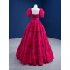 Short Sleeve Evening Dress for Women Wedding Ruffled Midi Engagement Party Dresses Prom Gowns