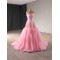 Simple A Line Pink Women Prom Party Dresses Spaghetti Strap Pleated Long Evening Dress Sequin Special Party Gowns