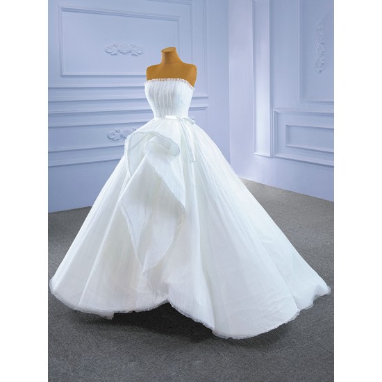 Simple Ball Gown Wedding Dress Sexy Sleeveless Formal Bridal Grown 2024 Princess Bride Gown Vestido De Noiva