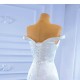 Simple Satin Wedding Dress Off Shoulder Backless Formal Sweetheart Neck Bridal Growns vestido de noiva Court Train 2024