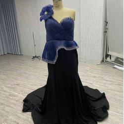 Sleeveless Mermaid Evening Dresses Custom Made Prom Gown Formal Party Vestido De Gala