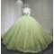 Sleeveless Sage Green Quince Dress Strapless Vestidos De XV Anos Lace Appliques Sweet 15 Gowns