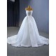 Sleeveless A Line Wedding Dress Sweetheart Neck Wedding Gown Sequin Cutsom Made Dresses