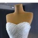 Sleeveless A Line Wedding Dress Sweetheart Neck Wedding Gown Sequin Cutsom Made Dresses