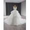 Sleeveless Ball Gown Wedding Dress For Bride 2024 Backless Lace Appliques Sweep Train Modern Bridal Gown