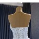 Sleeveless Ball Gown Wedding Dress Sexy Strapless Sequin Sexy Open Back Bridal Growns 2024