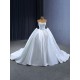 Sleeveless Ball Gown Wedding Dress Simple Strapless Bridal Gown Backless Gown Vestido 2024