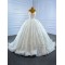 Sleeveless Ball Gown Wedding Dresses V Neck Sequin Arabic Wedding Bridal Gowns