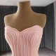 Sleeveless Beading Pink Prom Dresses For Black Girl Sweetheart Nec Mermaid Evening Dresses Birthday Party Gowns