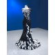 Sleeveless Black Mermaid Prom Dresses for Women Vestidos De Graduacion 2024 Side Split Formal Evening Party Gowns