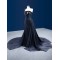 Sleeveless Black Prom Dresses Long Robe de Soiree Satin Back Mermaid Evening Party Dresses