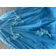 Sleeveless Blue Quinceanera Dresses Sweetheart Neck Vestidos De 15 Anos 3D Flowers Birthday Party Dress