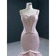 Sleeveless Mauve Prom Dresses Square Collar Sweetheart Formal Homecoming Women Evening Dress 2024