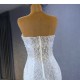 Sleeveless Mermaid Wedding Dress White Sweetheart Bridal Gown Engagement Banquet Gowns