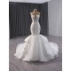 Sleeveless Mermaid Wedding Dresses Beading Bridal Gowns Elegant Vintage Vestidos De Novia