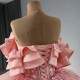 Sleeveless Pink Quinceanera Dresses Elegant 3D Flower Ball Gown Formal Customize Vestidos De 15 Anos