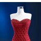 Sleeveless Red Evening Dresses For Women 2024 Sweetheart Neck Mermaid Long Prom Party Gowns Robe De Soiree