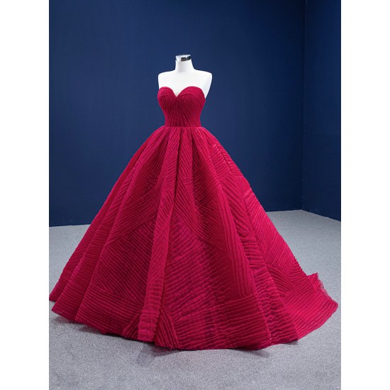 Sleeveless Red Quinceanera Dress Cocktail Dresses Sweetheart Neck Vestidos De Baile Party Dress