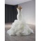 Sleeveless Ruffled Wedding Dresses V Neck 2024 Chiffon Bride Gowns Engagement Banquet Gowns