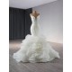 Sleeveless Ruffled Wedding Dresses V Neck 2024 Chiffon Bride Gowns Engagement Banquet Gowns