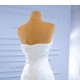 Sleeveless Satin Wedding Dresses Strapless Bridal Gowns Customize Robes De Mariee