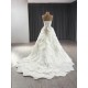 Sleeveless Tiered Wedding Dress Elegant V Neck Bridal Gowns 2024 Women Vestidos De Novia