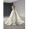 Sleeveless Tiered Wedding Dress Elegant V Neck Bridal Gowns 2024 Women Vestidos De Novia