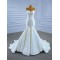 Sleeveless Wedding Dress Beading Mermaid Bridal Gown Floor length Bride Dresses Vestidos De Novia