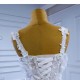 Sleeveless Wedding Dress For Women 3D Flowers Spaghetti Strap Party Vestido De Novia