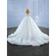 Sleeveless Wedding Dress Sequin V Neck Bridal Gown Classic Floor length Bride Dresses Sequin Vestidos De Novia