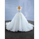 Sleeveless Wedding Dress Sequin V Neck Bridal Gown Classic Floor length Bride Dresses Sequin Vestidos De Novia