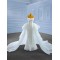 Sleeveless Wedding Dress Square Collar White Bride Gown For Woman Embroidery Vestido de Novia