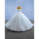 Sleeveless Wedding Dress Strapless Bridal Gowns Lace Appliques Robe de Mariage 2024