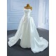 Sleeveless Wedding Dresses Scoop Neck Mermaid Bridal Gown Floor length Bride Dresses Vestidos De Novia