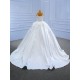 Sleeveless White Wedding Dress Scoop Neck Backless Bridal Dress Robe De Mariee 2024