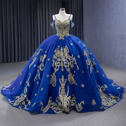 Spaghetti Strap Cocktail Dresses Blue Vestidos De XV Anos Ball Gown Sweetheart Neck Quinceanera Dress 2024