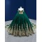 Spaghetti Strap Emerald Green Quinceanera Dress Lace Appliques Ball Gown Cocktail Dresses Party Dress Vestidos Prom