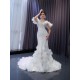 Spaghetti Strap Wedding Dresses Puff Sleeve Ruffled Bridal Gowns Beading Vestido de Novia 2024