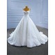 Spaghetti Strap White Wedding Dress Backless Sweetheart Neck Bridal Gown Sleeveless Floor Lnegth 2024 Ball Gown