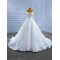 Spaghetti Strap White Wedding Dress Backless Sweetheart Neck Bridal Gown Sleeveless Floor Lnegth 2024 Ball Gown