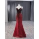 Sparkly Red Prom Dresses For Women Spaghetti Strap Evening Gowns Formal Party Wedding Photo Shoot Wear 2024