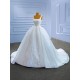 Square Collar Wedding Dress Ball Gown Bride Robe Floor length Bride Dresses Sleeveless Vestidos De Novia