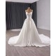 Strapless Wedding Dress Sweetheart Neck Satin Bridal Gowns 2025 Hot Sale Vestidos De Novia