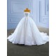 Strapless 2024 Wedding Dresses For Woman Sequin Bride Gowns Sleeveless Floor Length Formal Dress