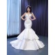 Strapless 2024 Wedding Dresses For Woman Sleeveless Mermaid Bride Gowns Floor Length Formal Dress