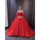 Strapless 3D Floral Ball Gown Red Quinceanera Dress 2024 New Vestidos De 15 Anos