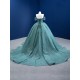 Strapless Aqua Blue Quinceanera Dress Sequin Ball Gown Cocktail Dresses Vestidos De Baile