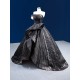 Strapless Ball Gown Black Quinceanera Dress 2024 New Arrival Vestidos De 15 Anos