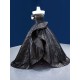 Strapless Ball Gown Black Quinceanera Dress 2024 New Arrival Vestidos De 15 Anos